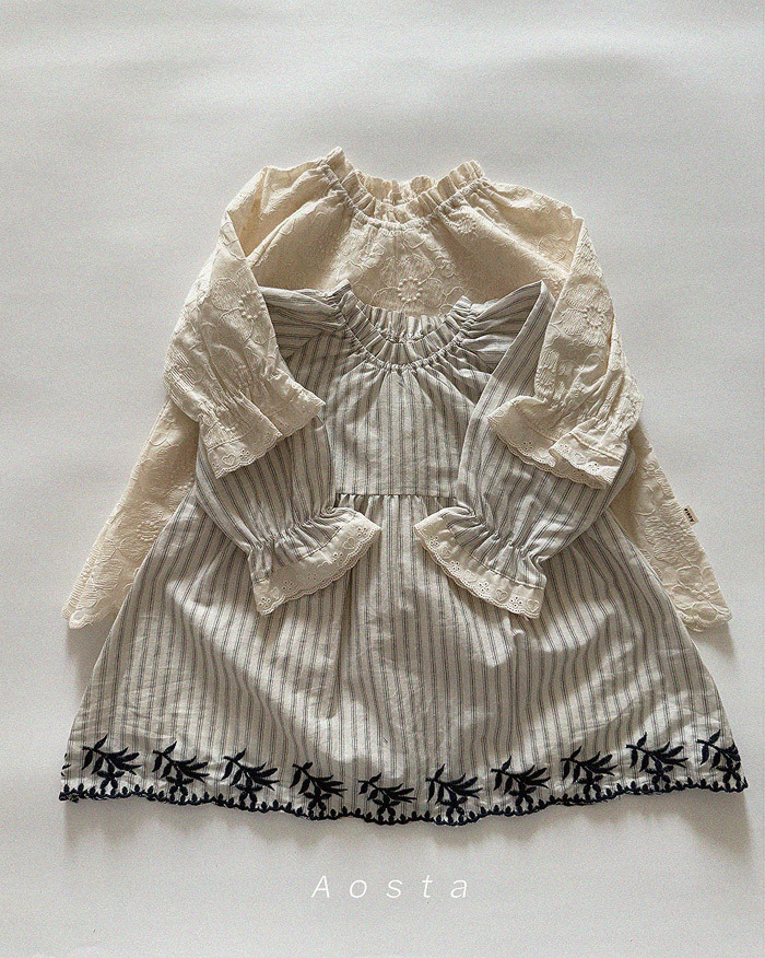 正韓春aosta 兩色法式鄉村洋裝