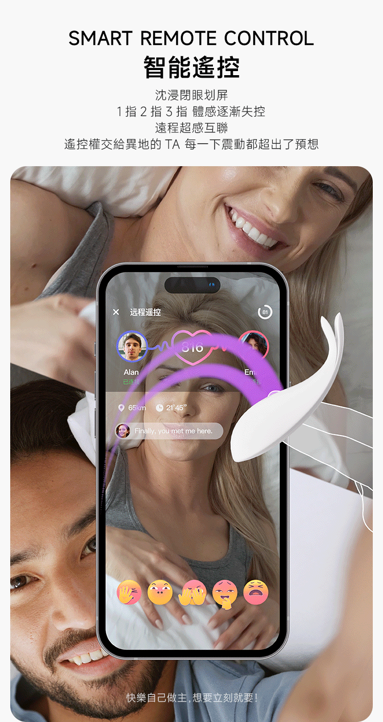 魚擺擺-遠距互動-情侶-調情