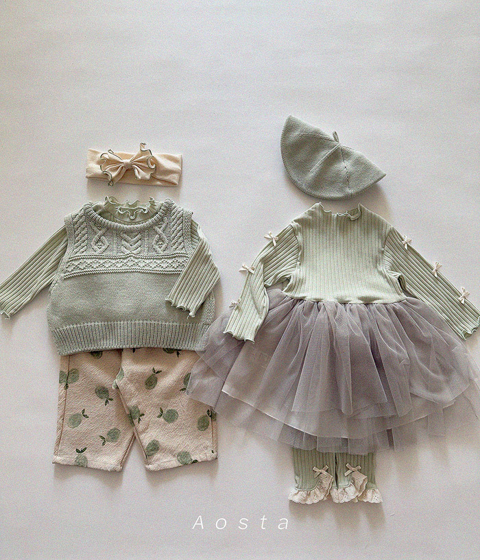 正韓春aosta 兩色麻花背心