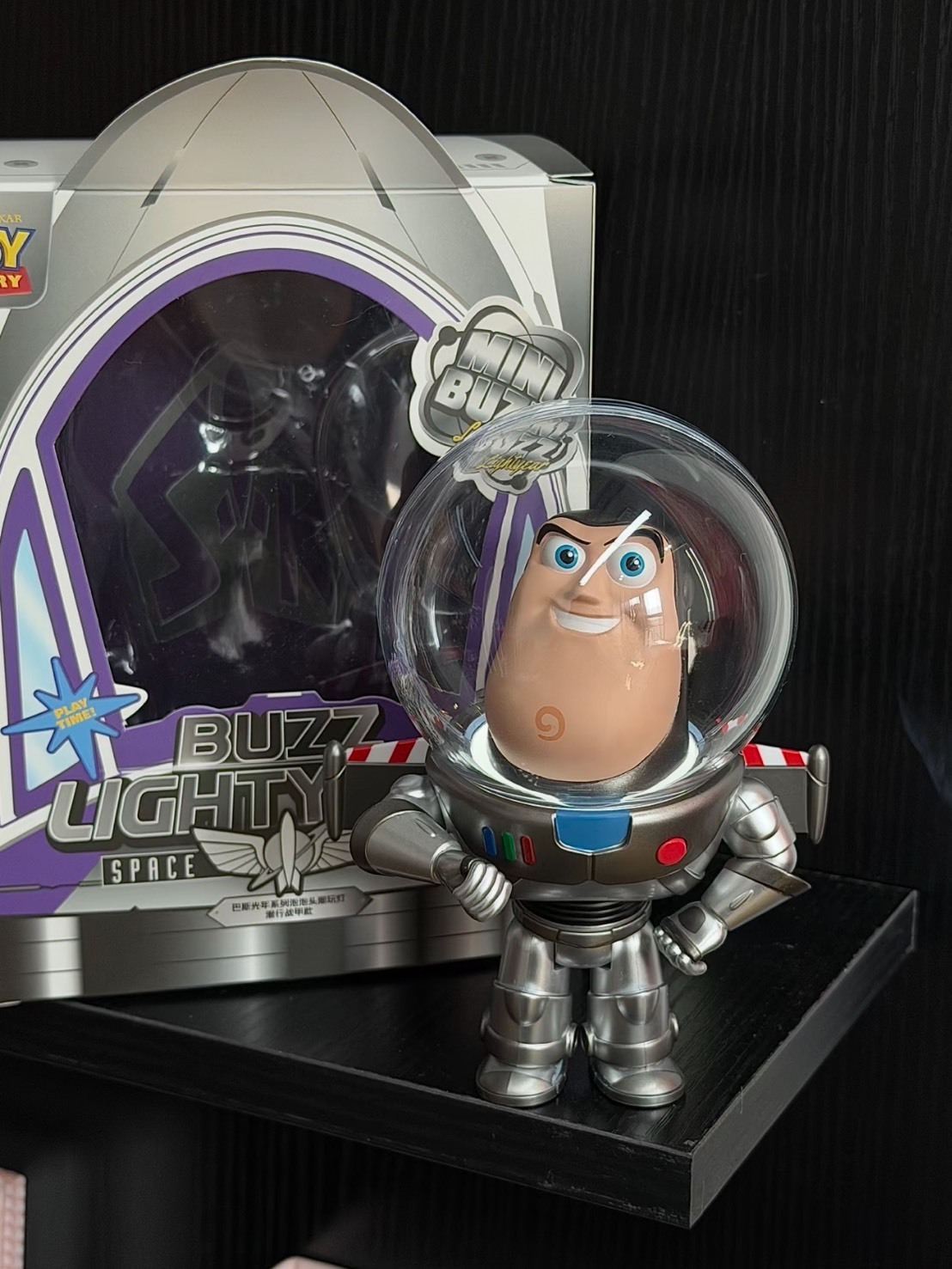 限量配色 玩具總動員 巴斯光年 電鍍銀泡泡頭燈