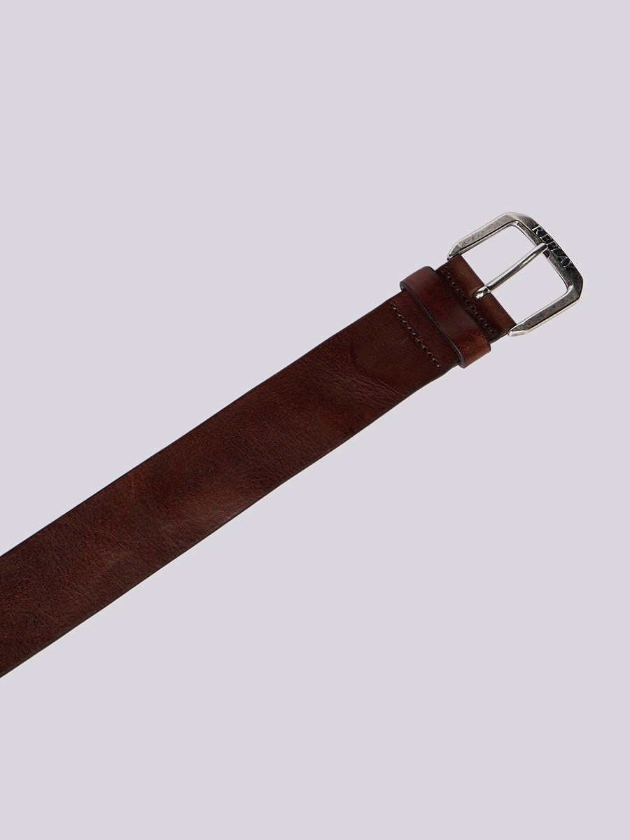 棕色復古真皮皮帶