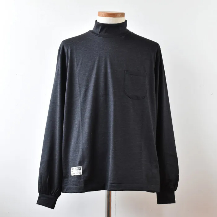 ENDS & MEANS｜ Merino Mock Neck TEE