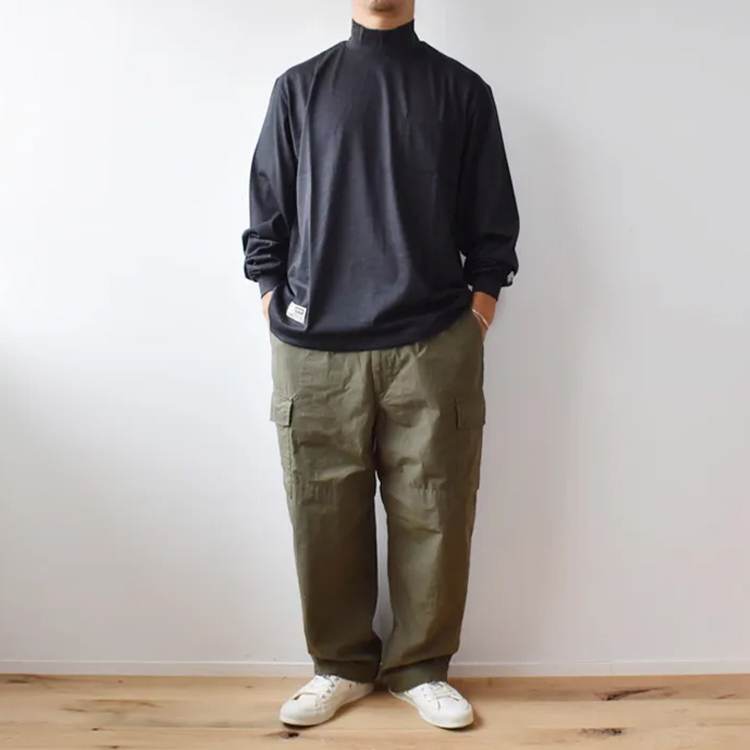 ENDS & MEANS｜ Merino Mock Neck TEE