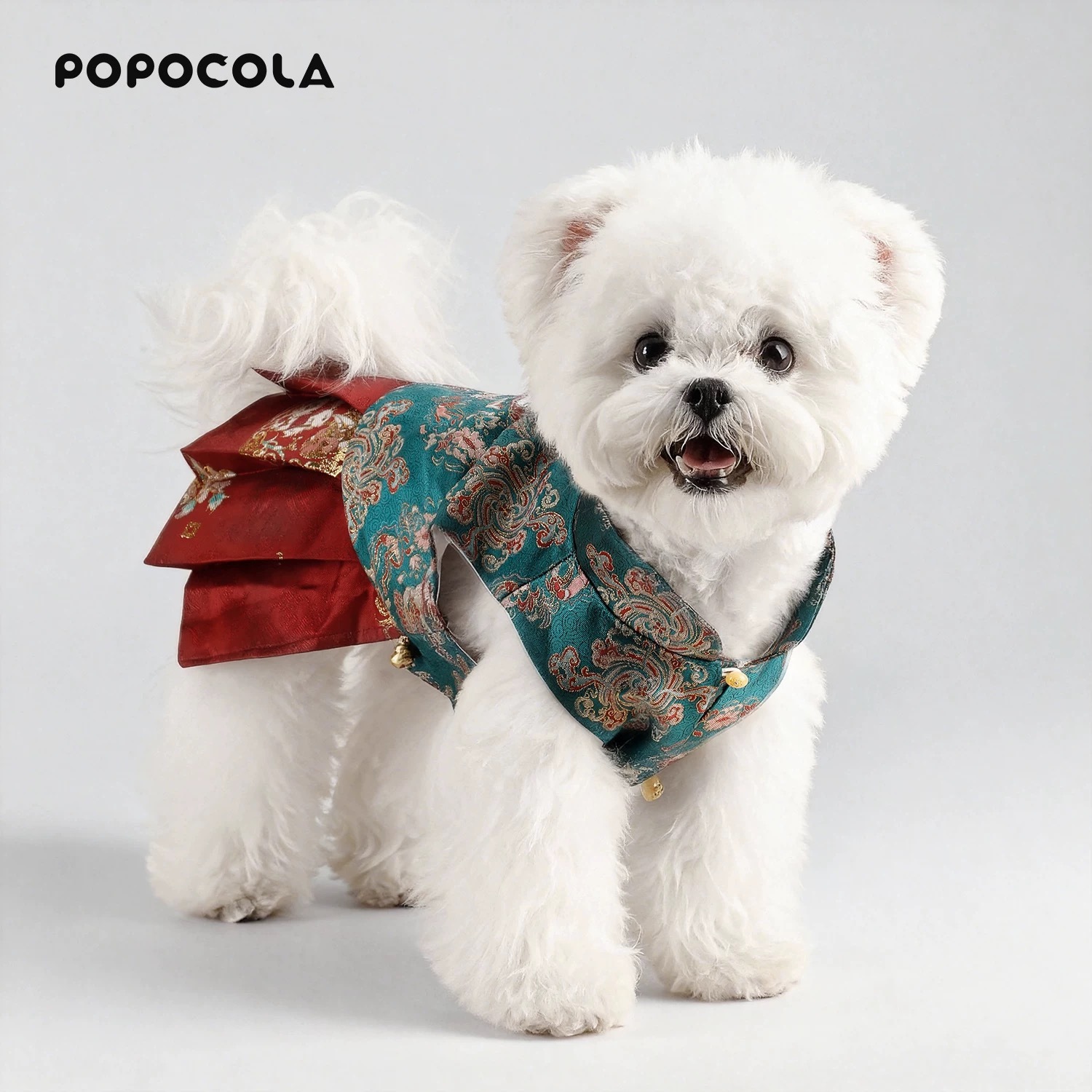 新年 宠物唐装 背心/裙