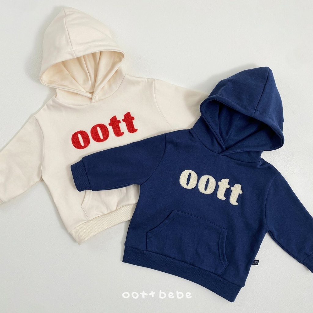 韓國🇰🇷OOTTBEBE 貼布連帽親子上衣(XS-XL)