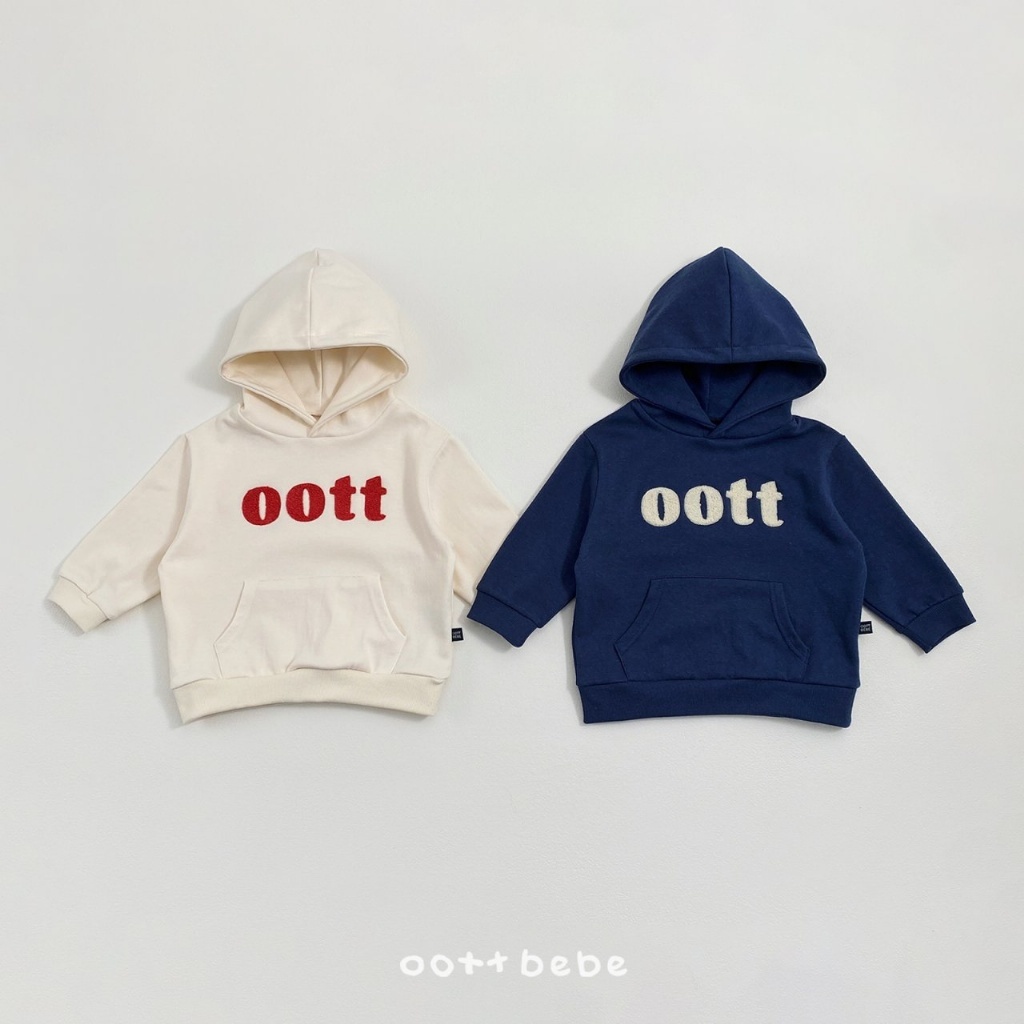 韓國🇰🇷OOTTBEBE 貼布連帽親子上衣(XS-XL)