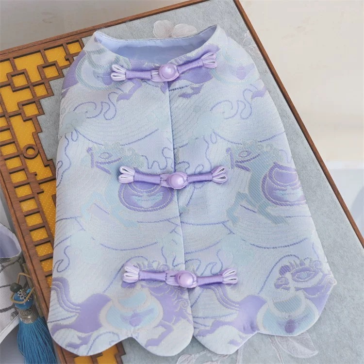 新年 宠物唐装背心