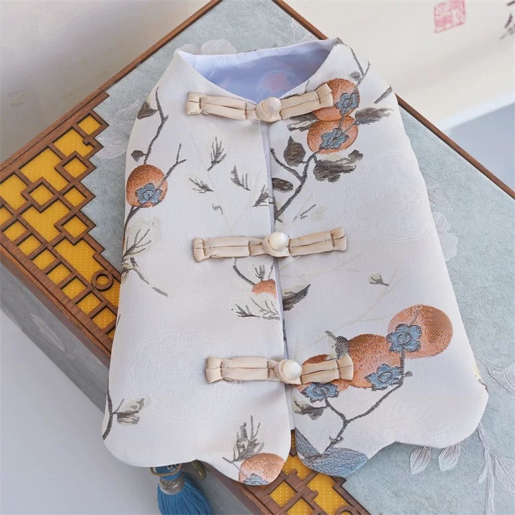 新年 宠物唐装背心