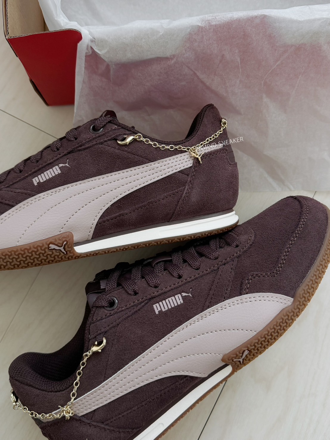 PUMA BELLA DONNA SD 小金鍊 復古巧克力