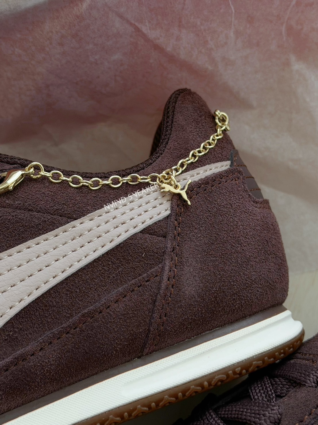 PUMA BELLA DONNA SD 小金鍊 復古巧克力