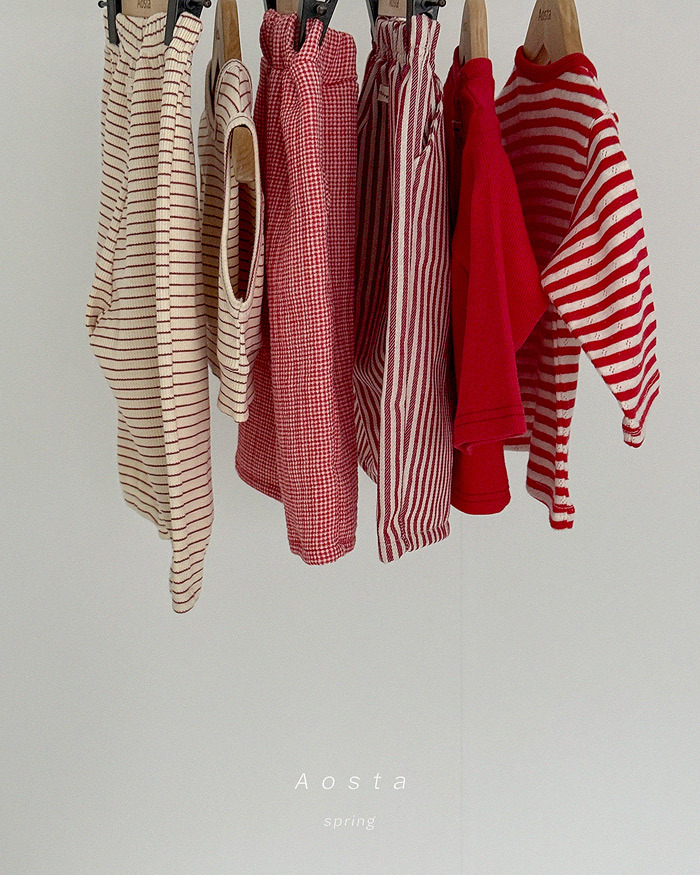 正韓春aosta 三色美式直條褲