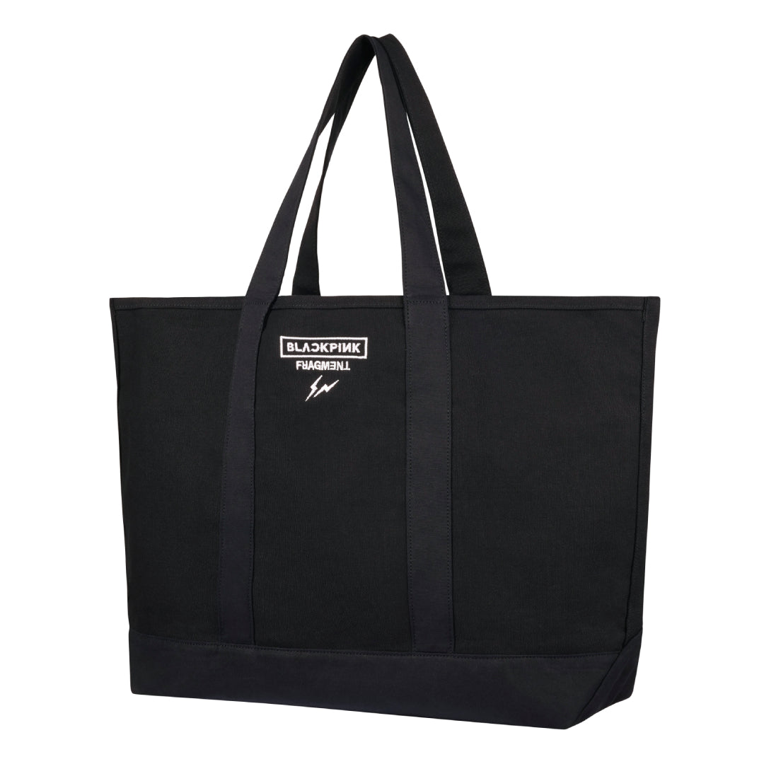 2025AW BLACKPINK X FRAGMENT Tote Bag 聯名 藤原浩 閃電 粉墨 韓團 托特包 手提包 現貨 ANBP-0627