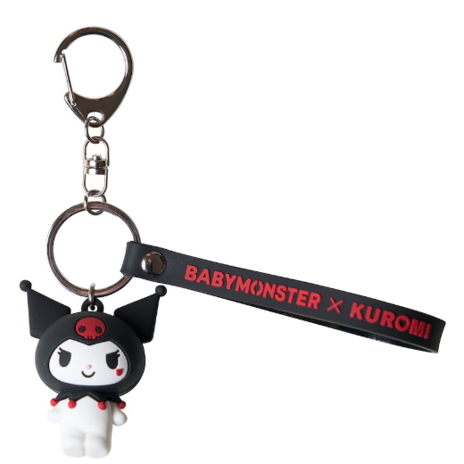 BABYMONSTER x KUROMI Rubber Keychain