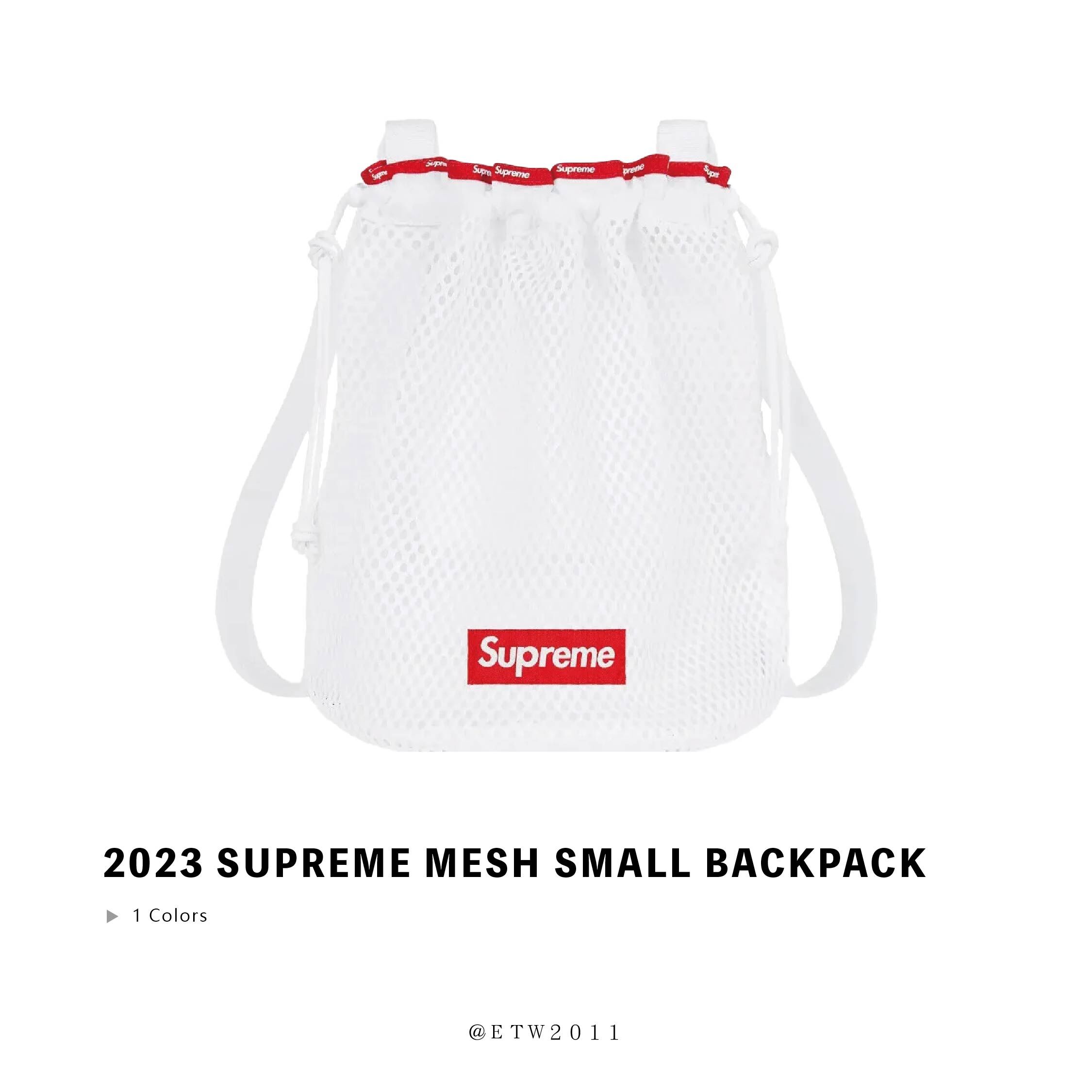 ☆ETW☆【EASY TO WEAR】2023 SUPREME Mesh Small Backpack 網狀 後背包