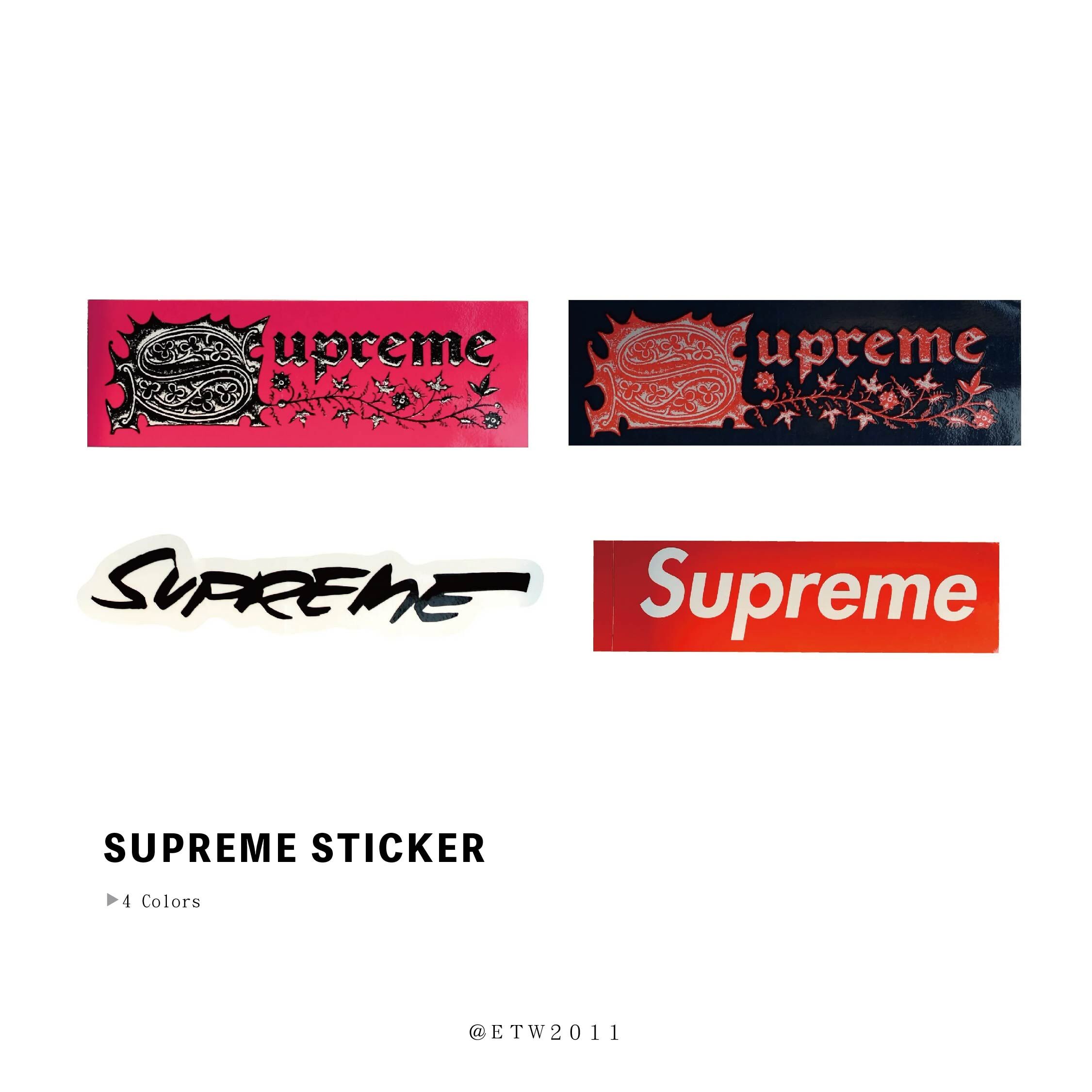ETW【EASY TO WEAR】SUPREME sticker 貼紙