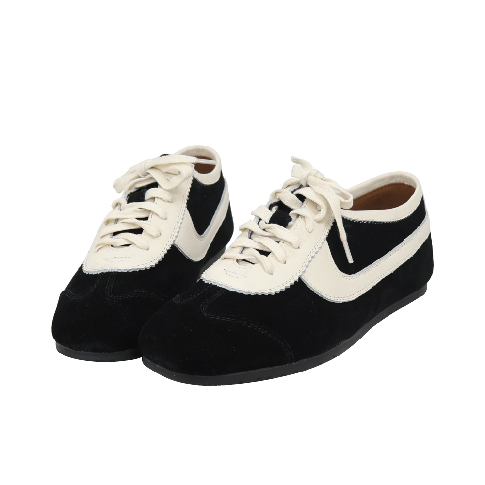 現貨 黑35 36 38 棕36 百搭舒適平底德訓鞋 -2色