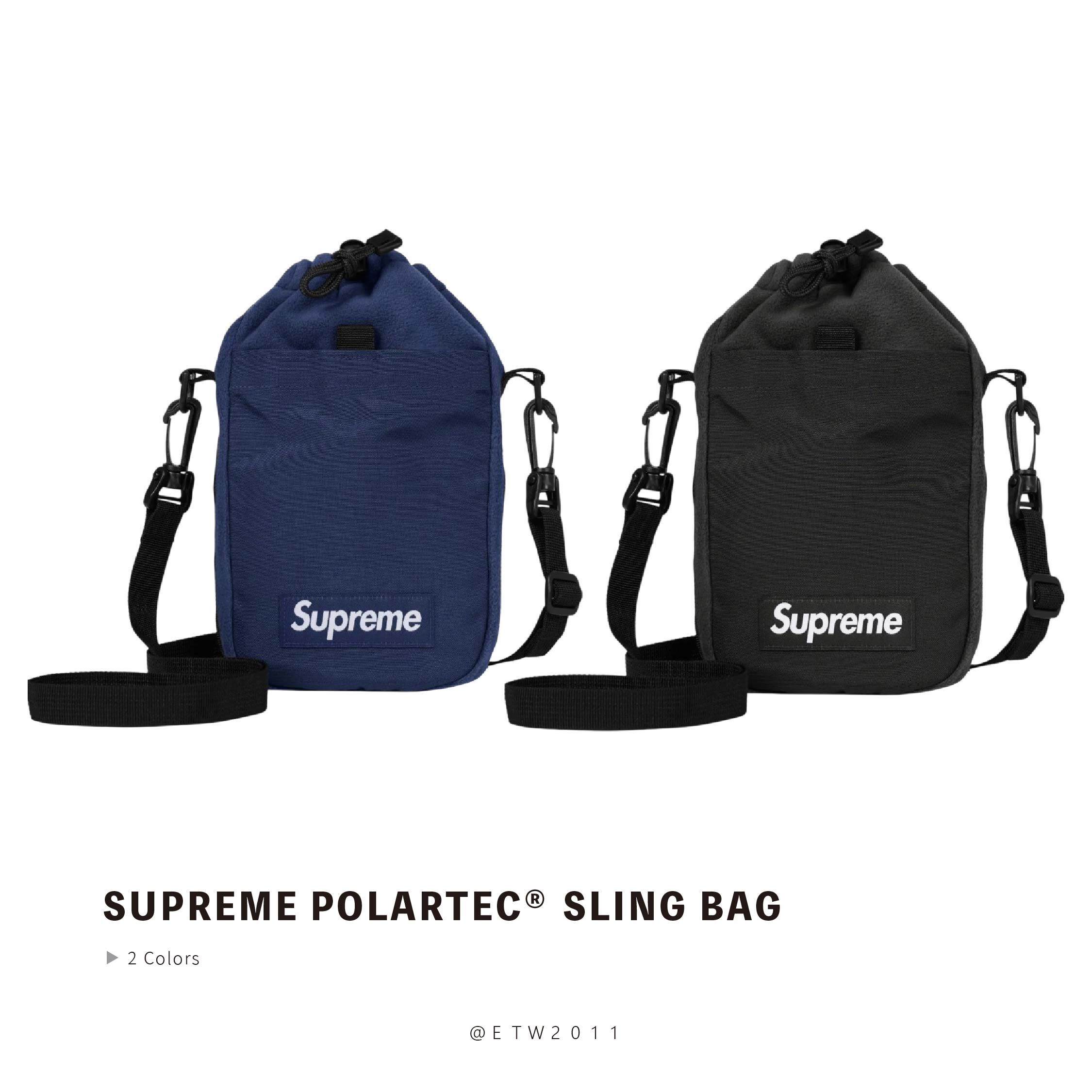 ☆ETW☆【EASY TO WEAR】SUPREME POLARTEC® SLING BAG 雪豹 豹紋 機能 單肩包