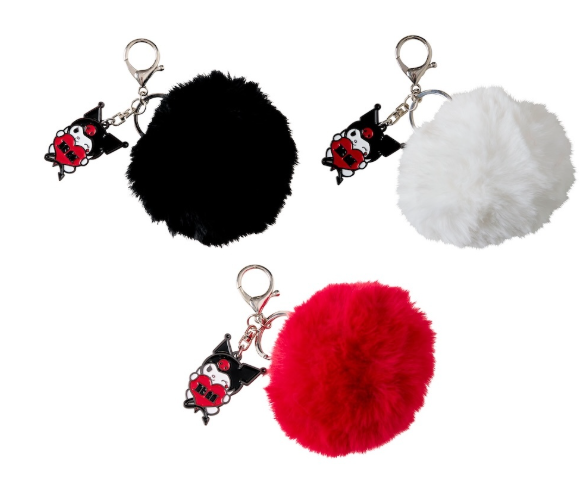 BABYMONSTER x KUROMI Fur keychain