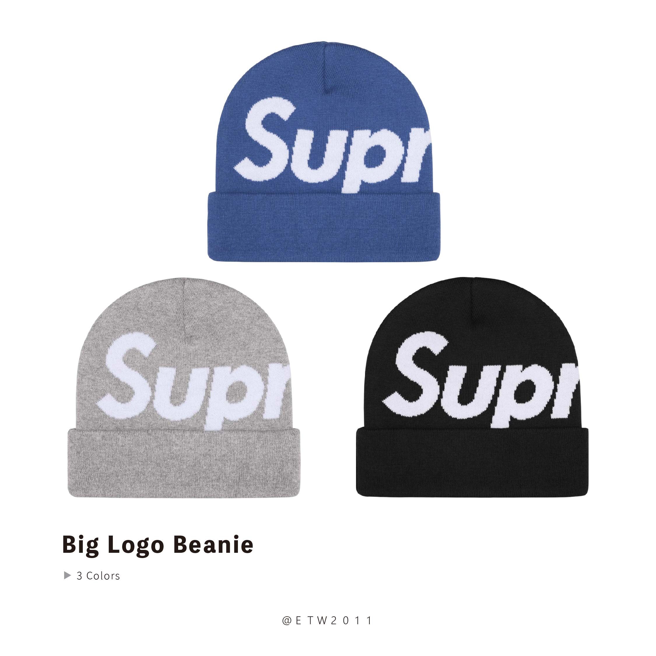 ☆ETW☆【EASY TO WEAR】SUPREME 24FW Big Logo Beanie 毛帽