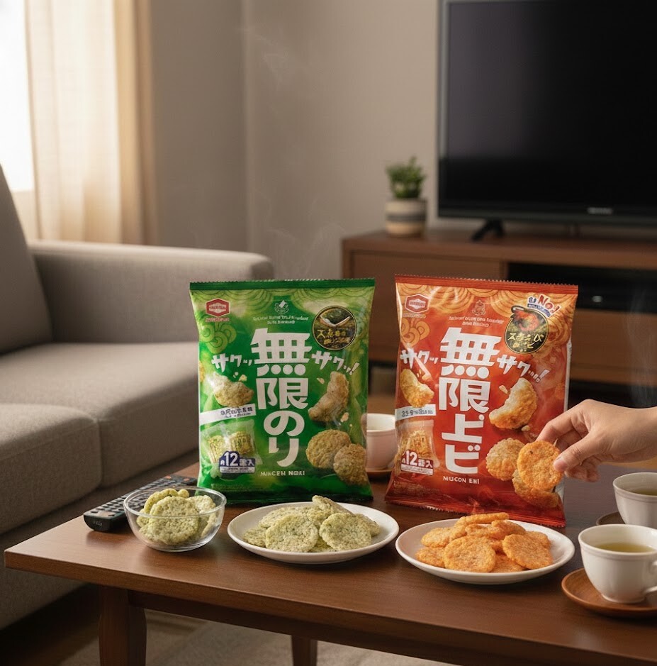 日本 龜田 無限 蝦餅 12入系列