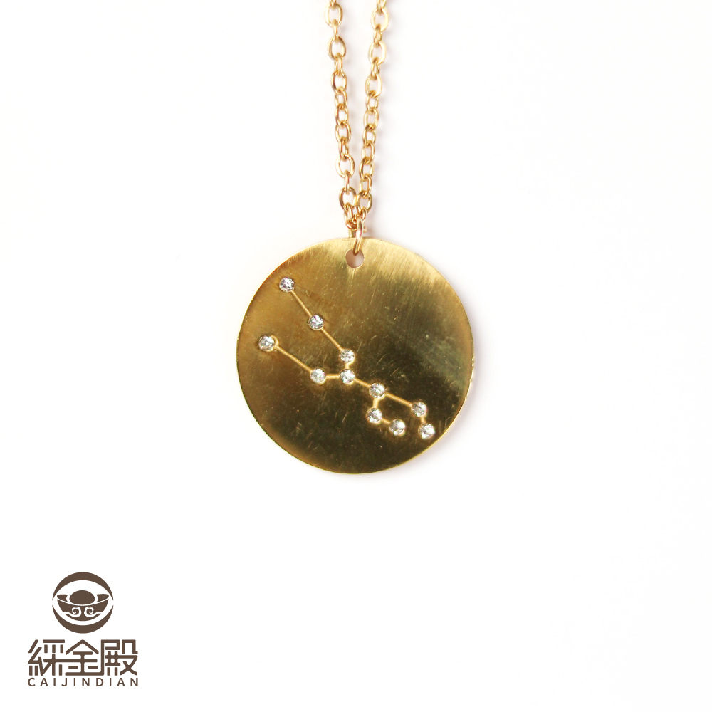 十二星座星象項鍊｜好運項鍊｜金牛座【綵金殿】