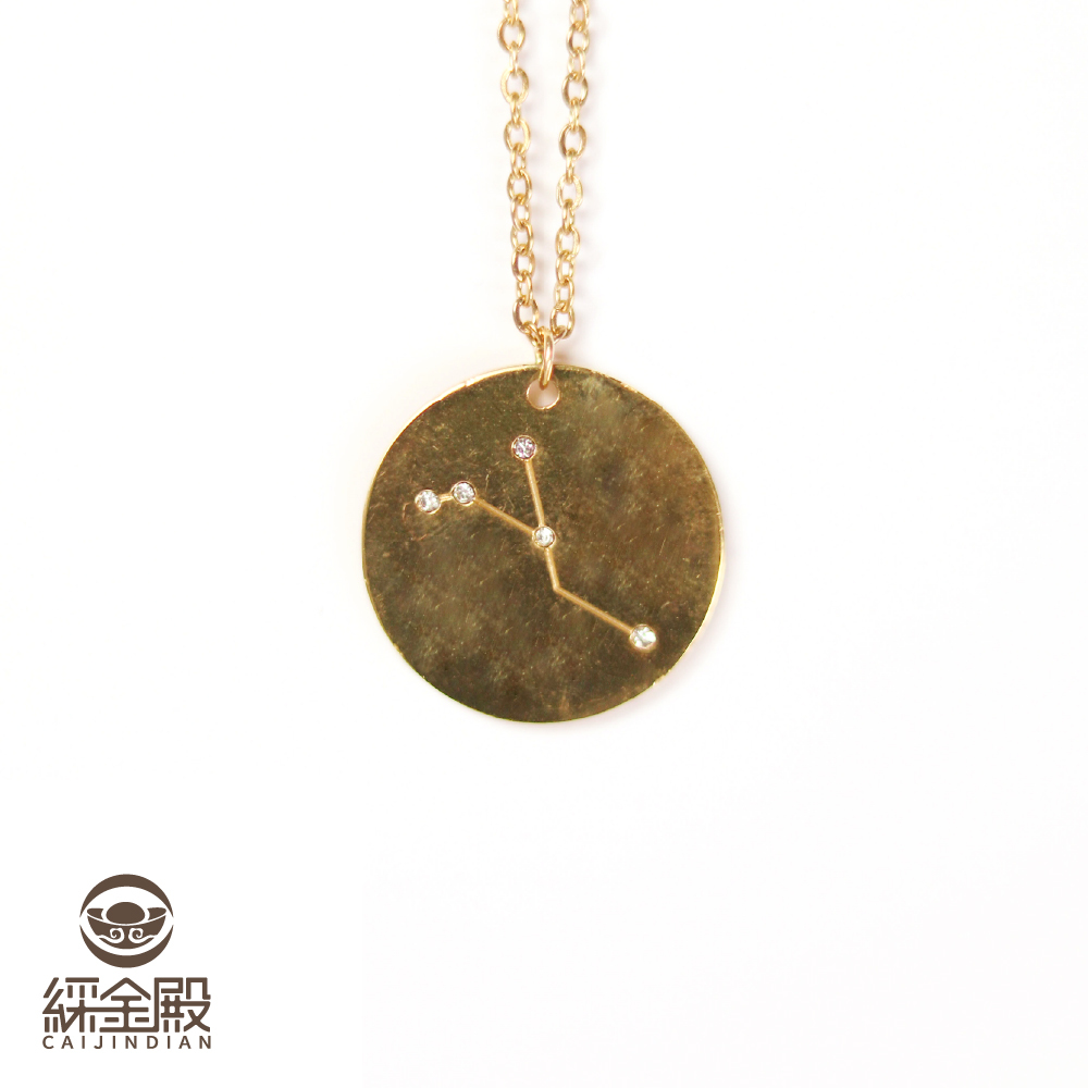 十二星座星象項鍊｜好運項鍊｜巨蟹座【綵金殿】