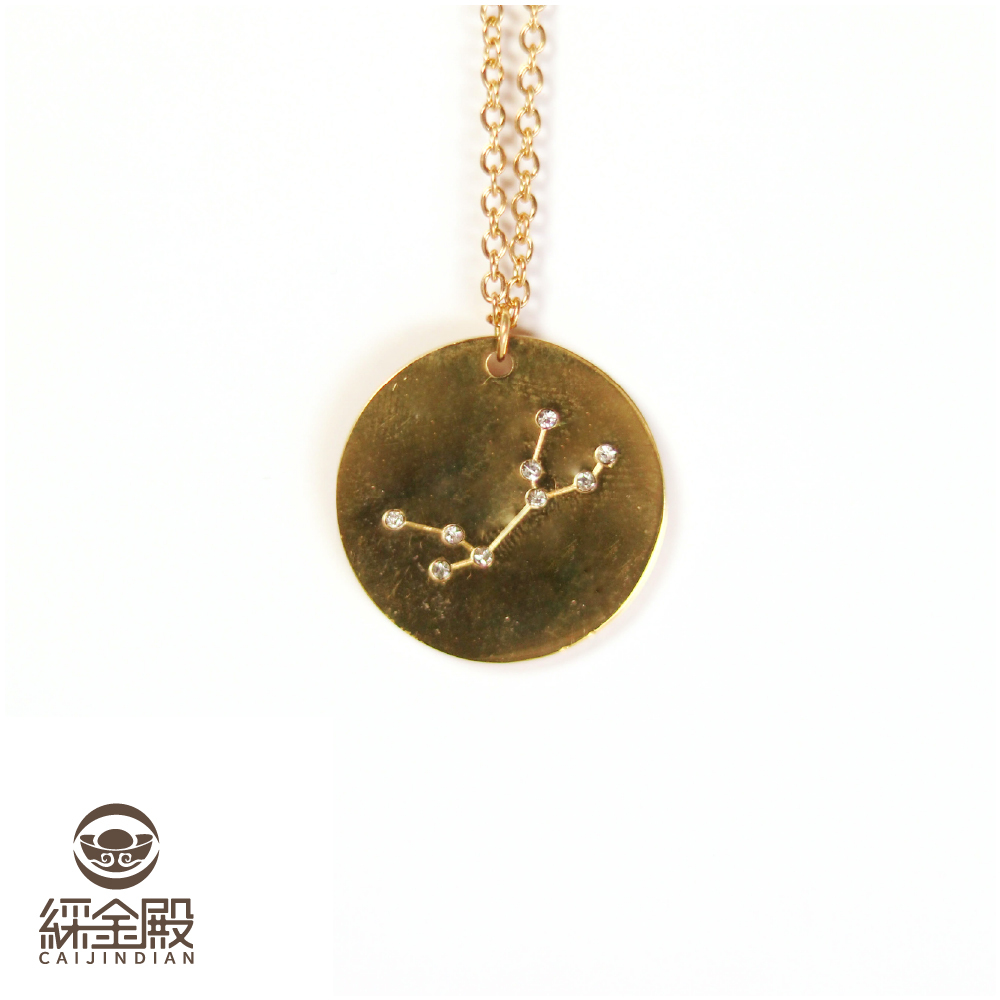 十二星座星象項鍊｜好運項鍊｜處女座【綵金殿】