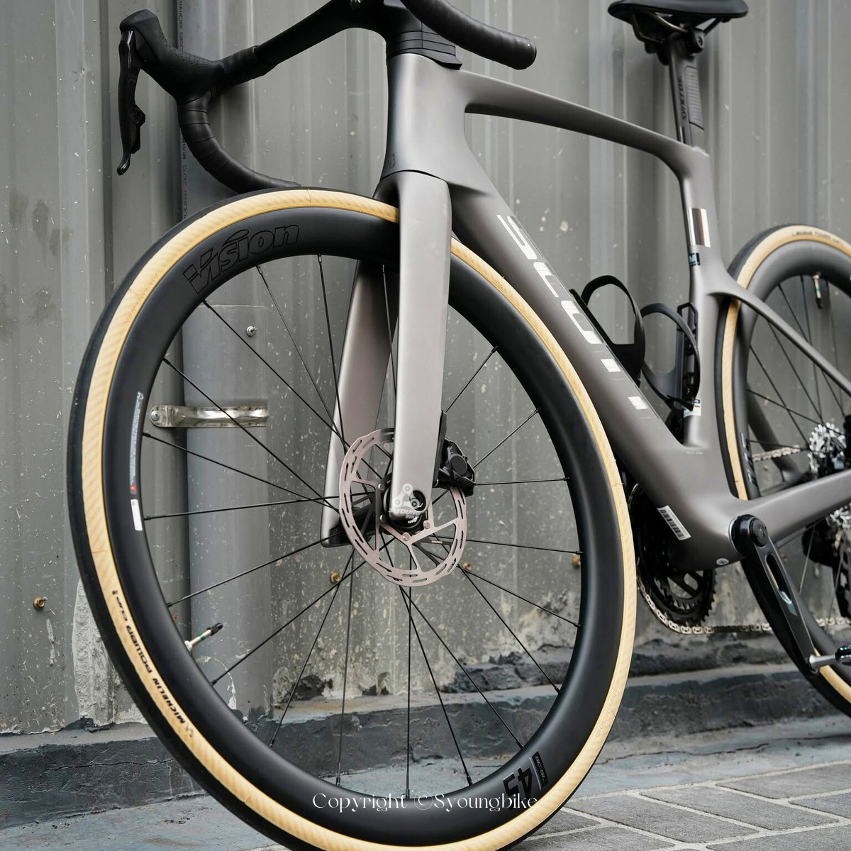 巡揚新春特惠【VISION x 馬牌】SC 45 SL 碳纖維輪組 x GP500 STR 外胎套組