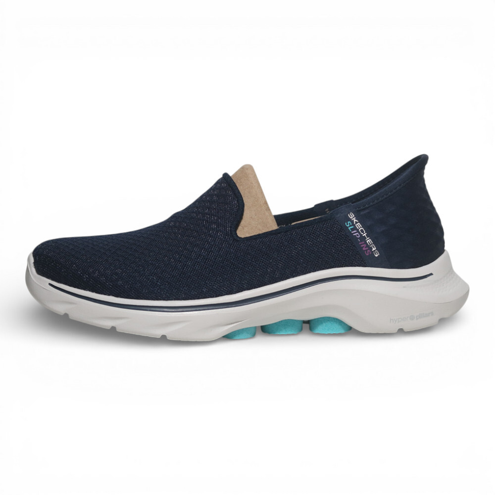 SKECHERS 休閒鞋 GO WALK 7 深藍色 瞬穿 健走鞋 女 125228NVAQ