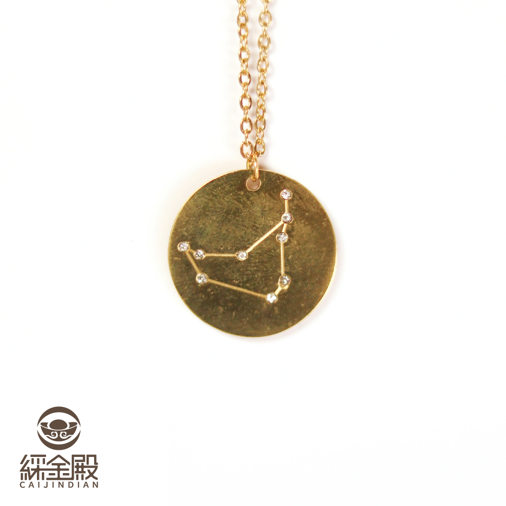 十二星座星象項鍊｜好運項鍊｜摩羯座【綵金殿】