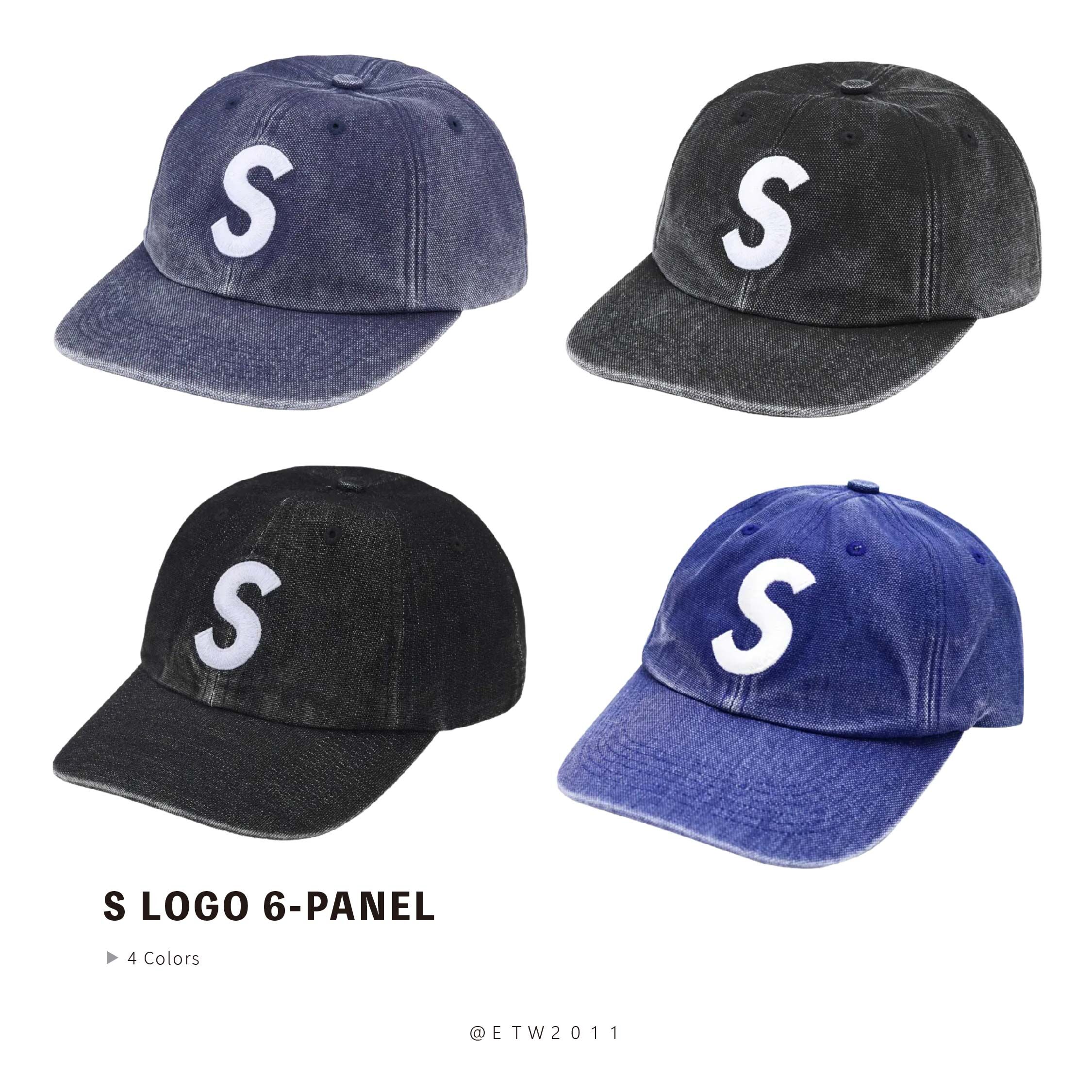☆ETW☆【EASY TO WEAR】Supreme S LOGO 6-PANEL 丹寧 水洗 老帽 棒球帽