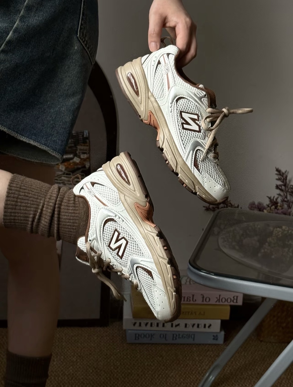 【逢甲 FUZZY】niko and... X New Balance 530 聯名款 白棕 美拉德 MR530NI