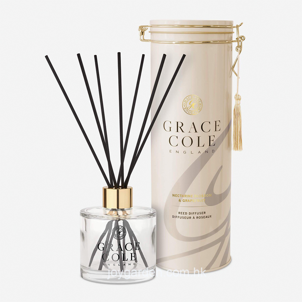 NBG2422002 - 杏桃花與柚子 奢華藤條香薰(精美鐵罐裝)