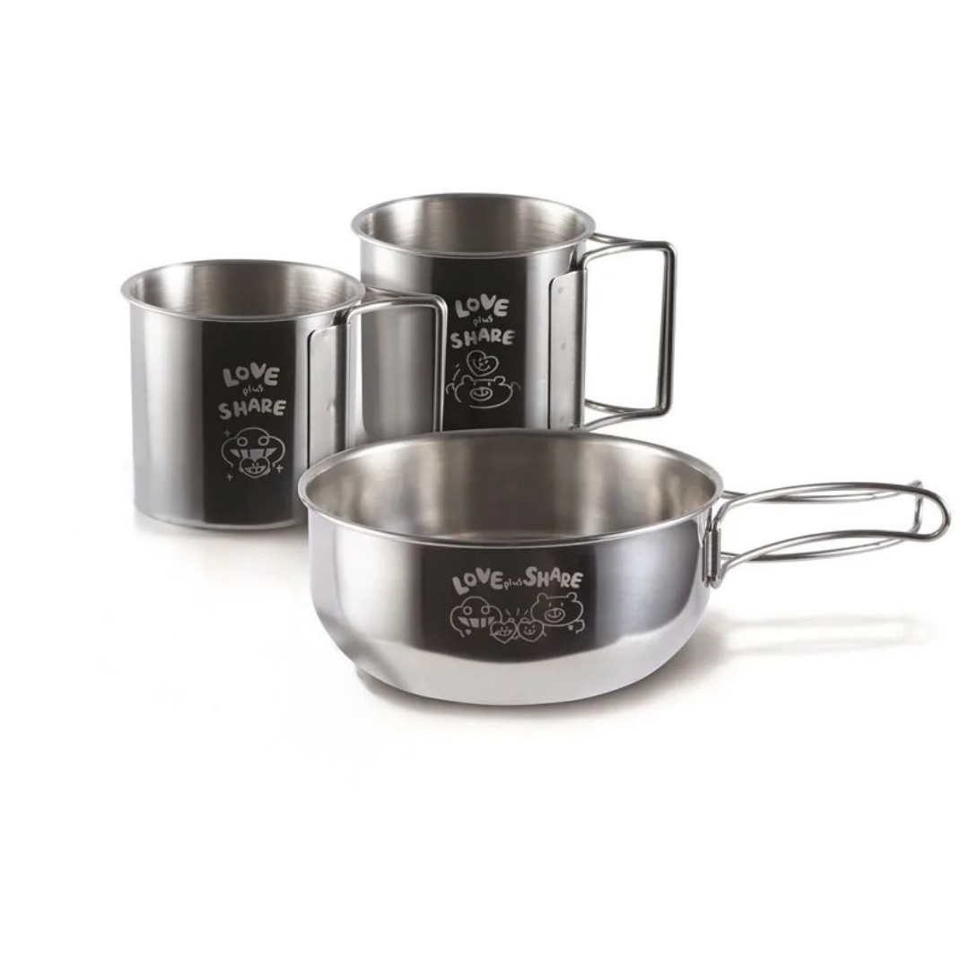 「迪迪熊x Dustykid塵」便㩦餐具套裝