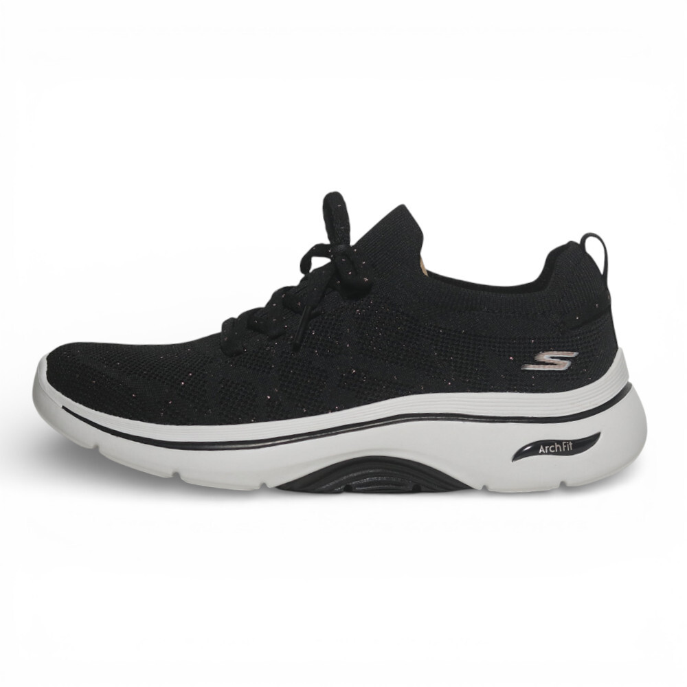 SKECHERS 休閒鞋 GO WALK ARCH FIT 2.0 黑 健走鞋 女 125320BKRG