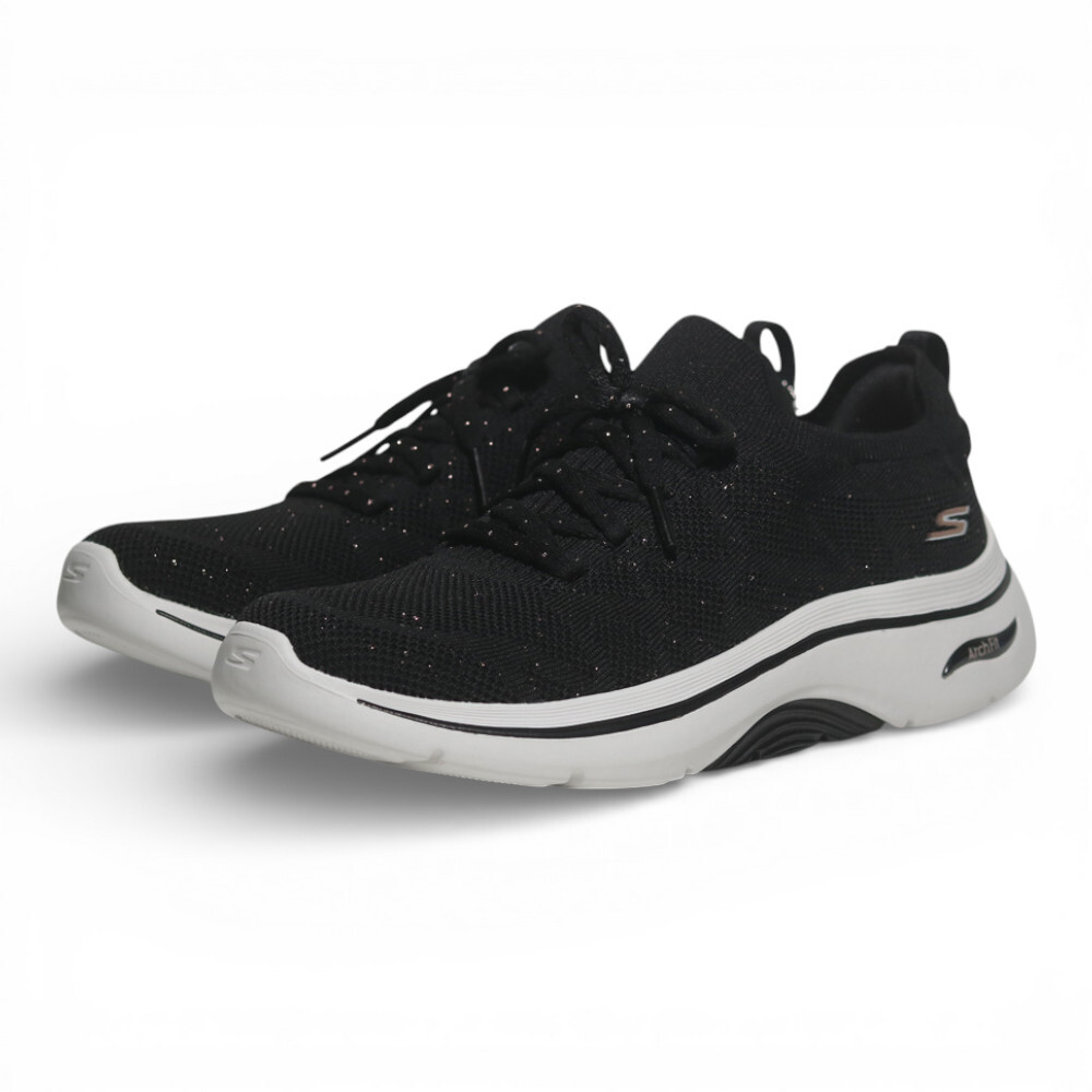 SKECHERS 休閒鞋 GO WALK ARCH FIT 2.0 黑 健走鞋 女 125320BKRG