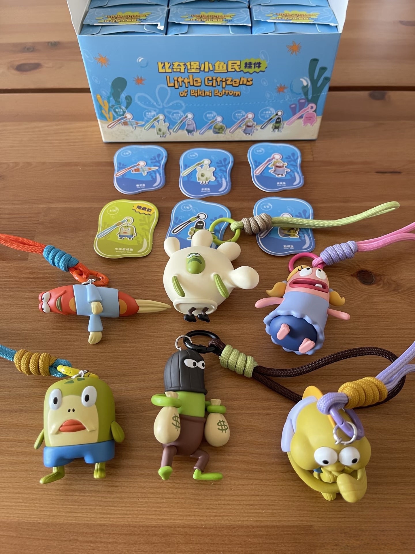 KTQ STORE ‧ 海綿寶寶 比奇堡小魚民 吊飾 鑰匙圈盲盒