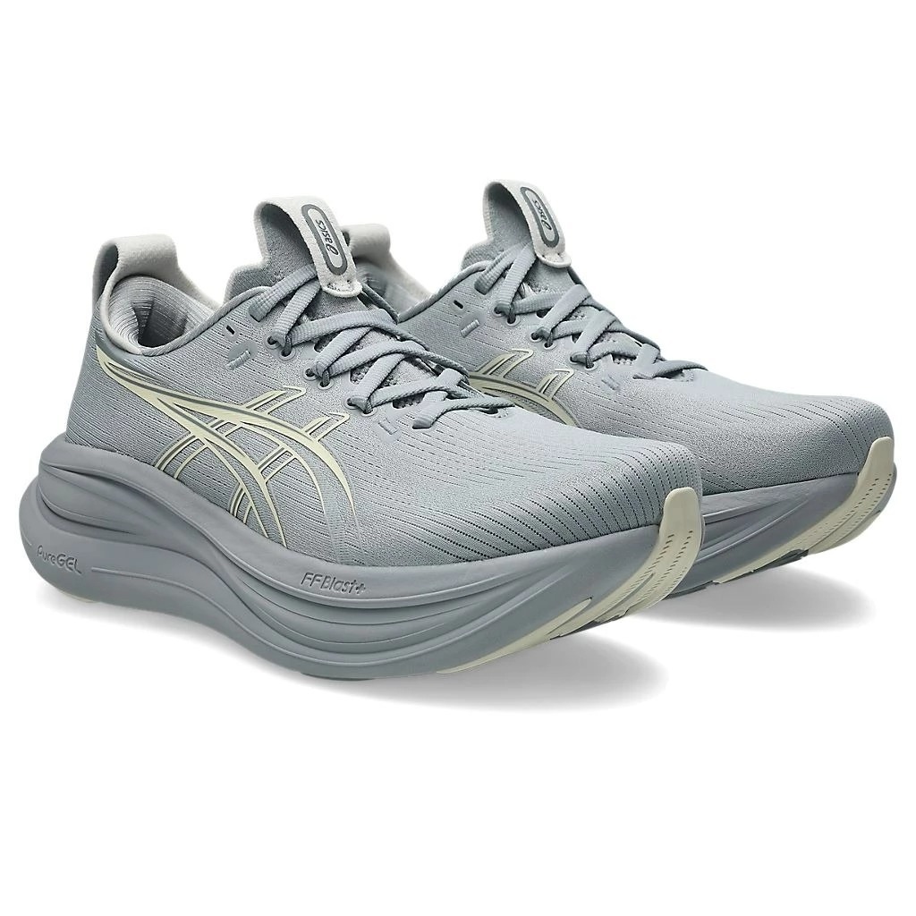 女鞋 ASICS GEL-NIMBUS 28 灰色 支撐 輕量 厚底 緩衝 運動 慢跑鞋【1012B899-021】