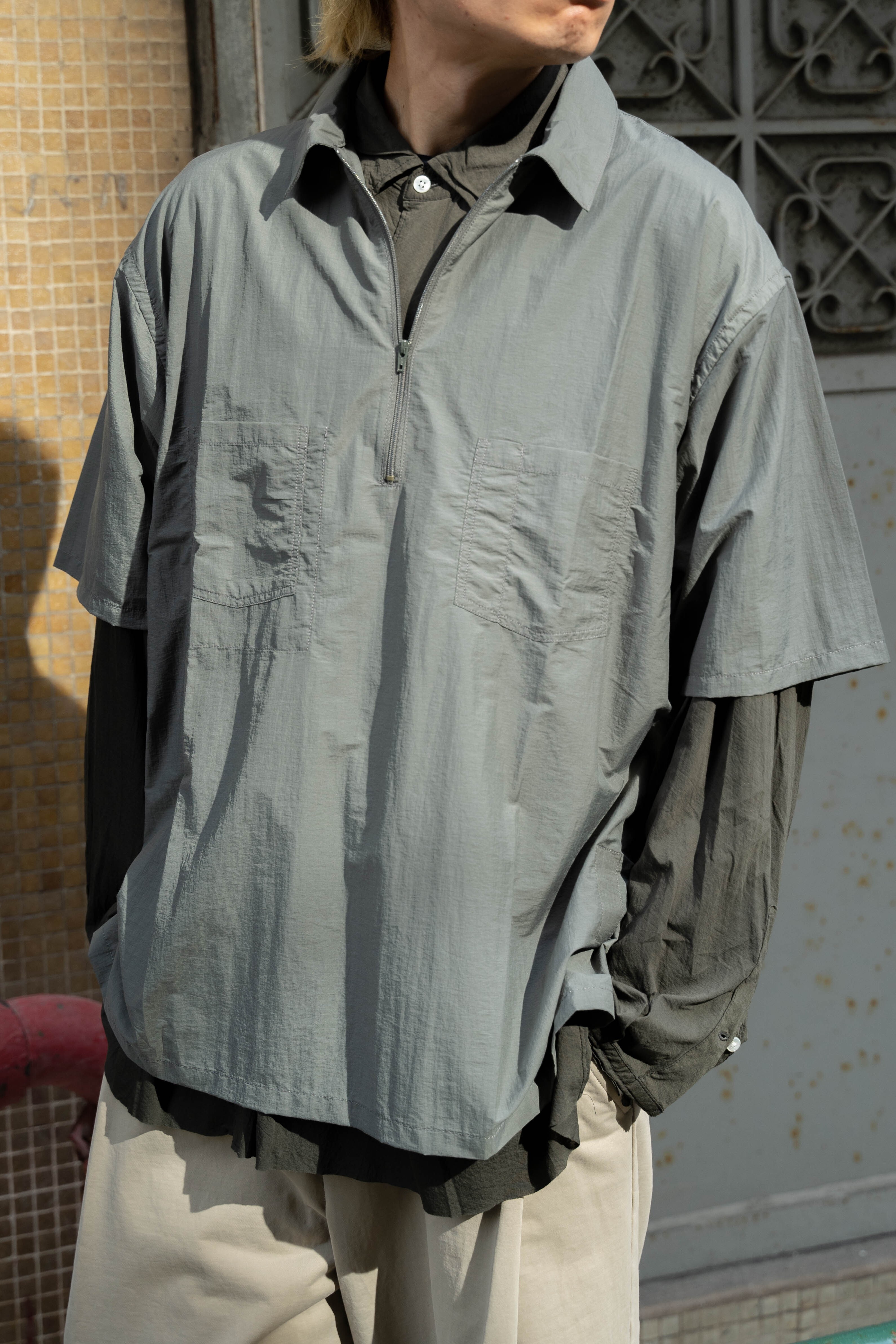 ENDS & MEANS｜P/O ZIP SHIRTS