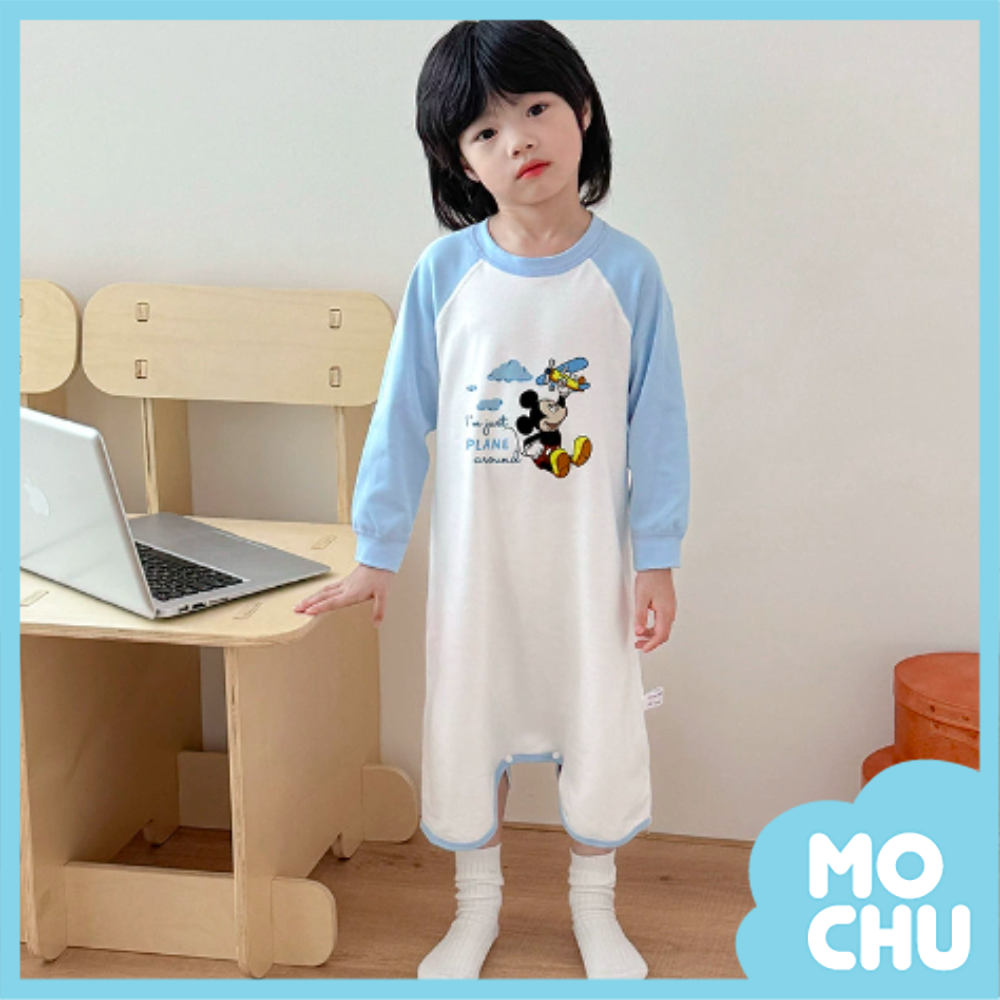 飛機幻想長袖家居睡裙