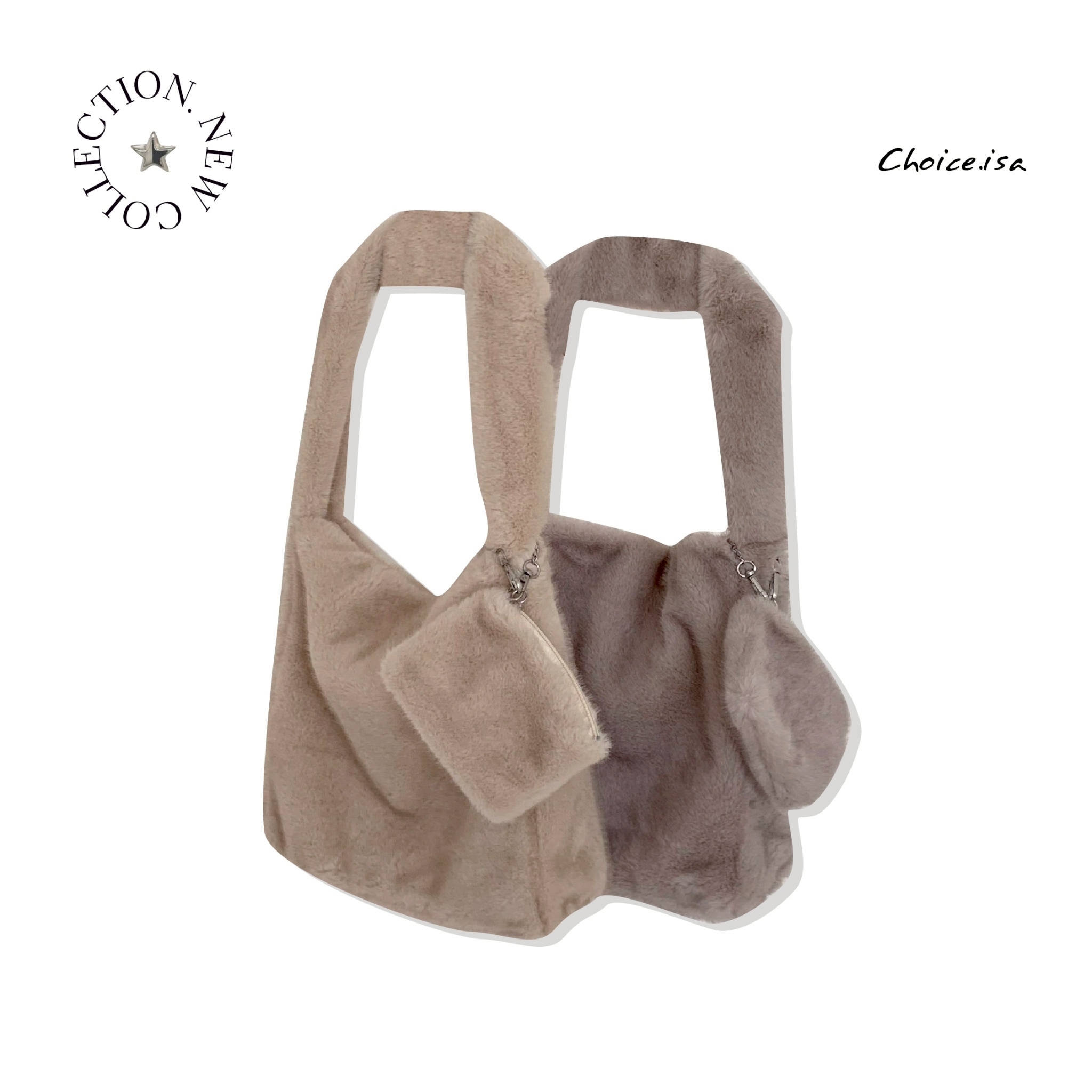 ISA_Made in Winter 冬季可愛絨毛(1+1)包_51243