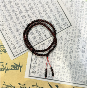 0121GZ02-26琥珀-撫順血珀龍滴血佛珠6m（A2)