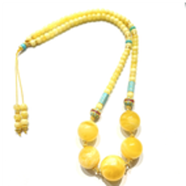 0121GZ026-26琥珀-16+金白diy項鏈（A26)