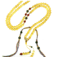 0121GZ030-26琥珀-6+心經DIY108佛珠（南紅）（A30)