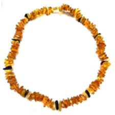 0121GZ042-26琥珀-琥珀多寶原石項鏈（A42)