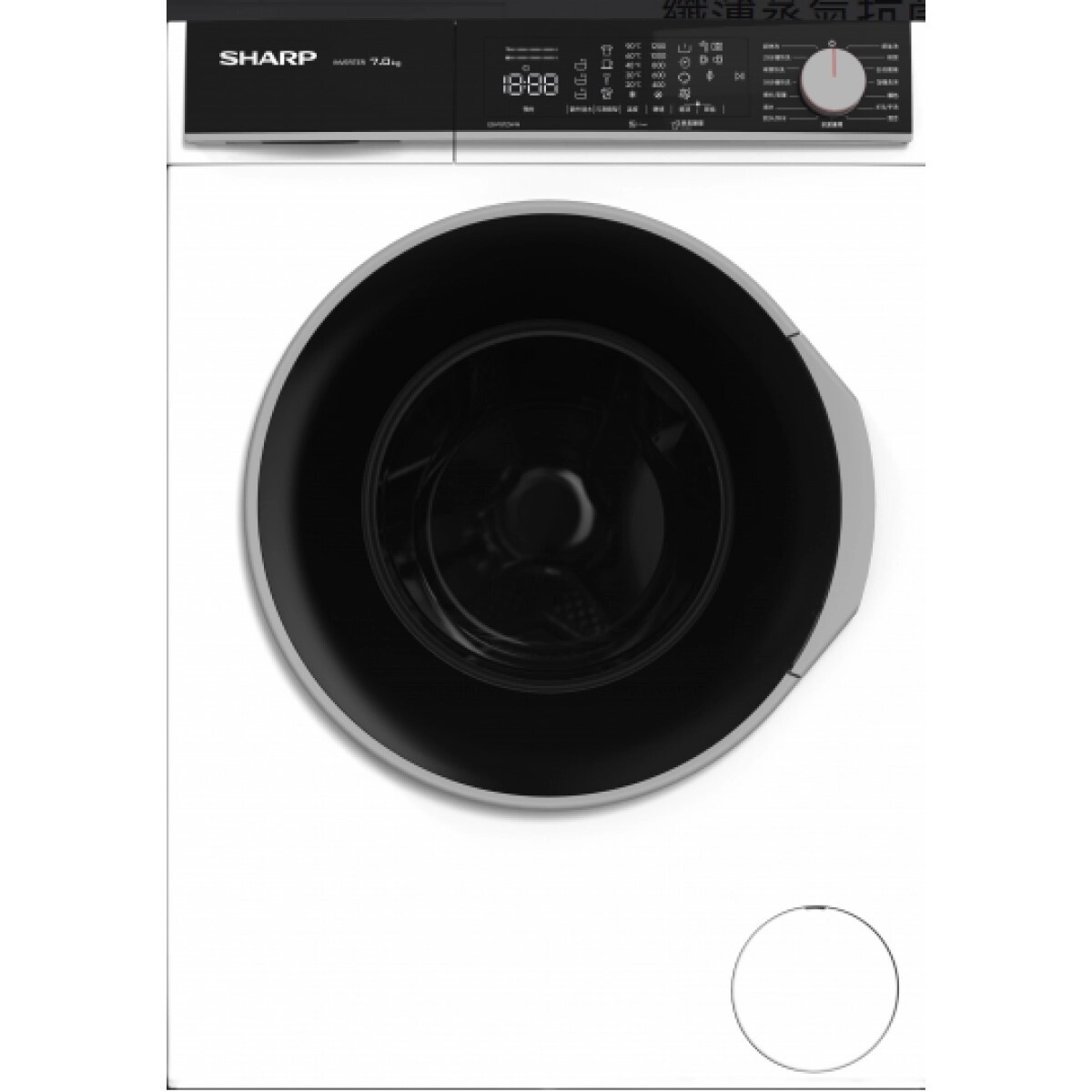 💥New💥 聲寶 Sharp   ES-FS7ZH-W‧7公斤/1200轉‧智能變頻蒸氣‧纖薄前置式洗衣機‧土耳其製造-香港行貨-原廠2年全機及10年摩打保養‧