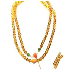 0121GZ059-26琥珀-7m花珀DIY佛珠（A59)