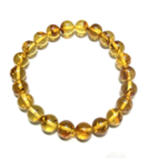 0121GZ060-26琥珀-8m+花珀圓珠手串（A60)