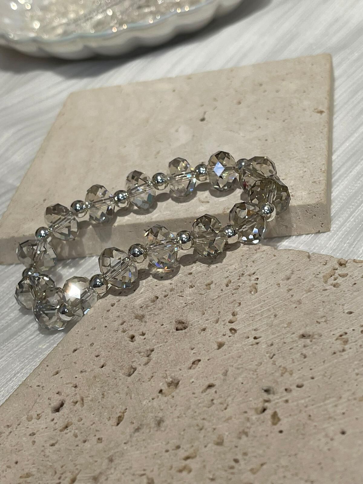 SL13017/925拼施華洛石手鏈