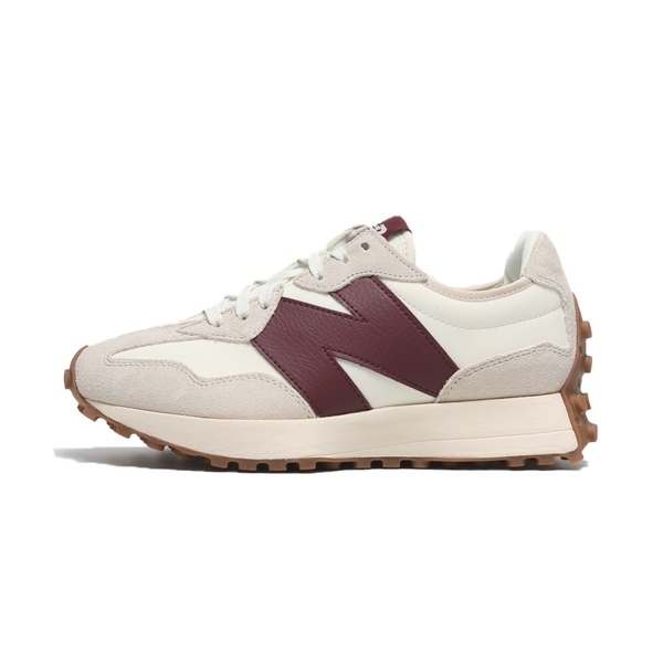 NEW BALANCE 休閒鞋 NB 327 米白酒紅 焦底 復古鞋 女 WS327KA